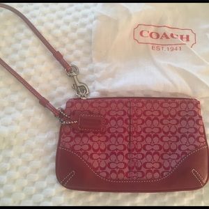 Coach wristlet